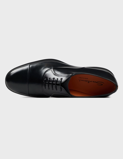 черные мужские Оксфорды Santoni 18957_black 28088 грн