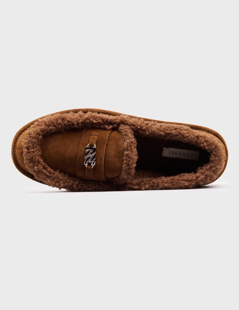 коричневые женские Лоферы Casadei 213_brown 32085 грн