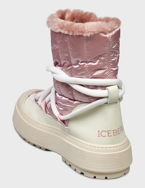 женские розовые Ботинки Iceberg 2062-Gom-R-roza_pink - фото-2