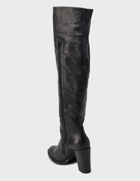 женские черные Ботфорты Now 4590MP_black - фото-2