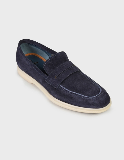 синие Лоферы Fabi 0255-blue