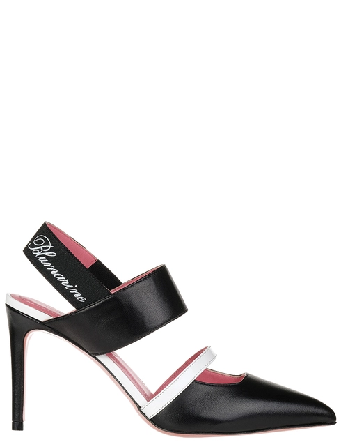 женские черные Босоножки Blumarine 6935B - фото-2