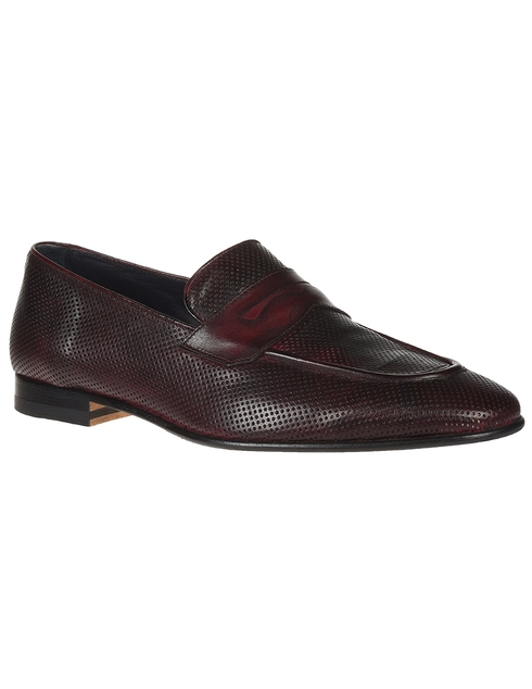 бордовые Лоферы Pellettieri di Parma 395057-11799_blue
