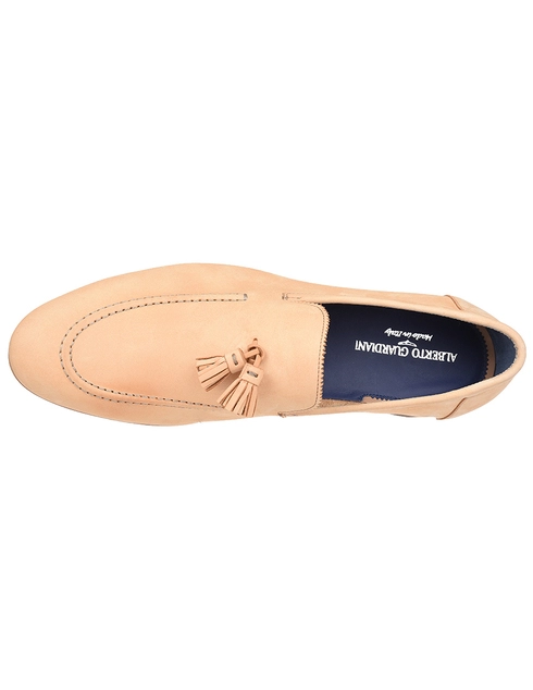 бежевые мужские Лоферы Alberto Guardiani S76028S_beige 8725 грн