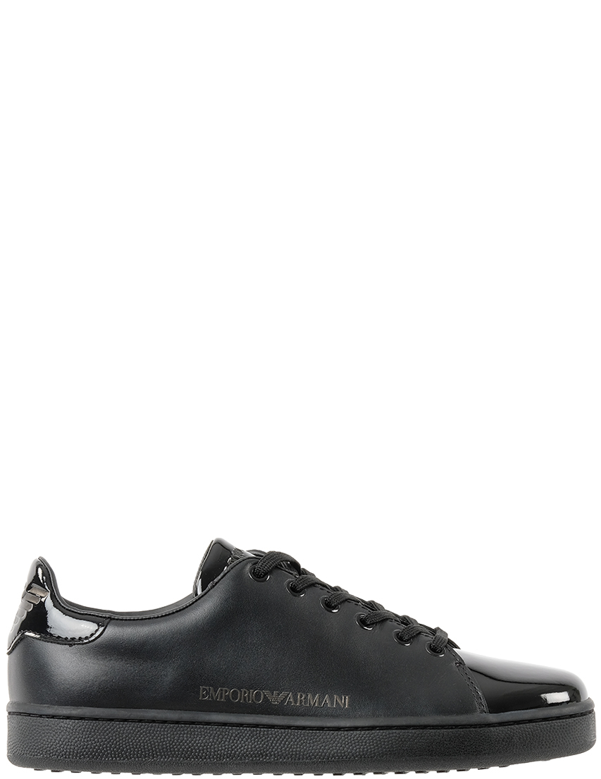 женские черные Кеды Emporio Armani X3X061XL514K0001 - фото-2