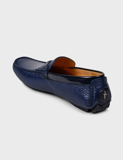 мужские синие Мокасины Cesare Paciotti 57004-blue - фото-2