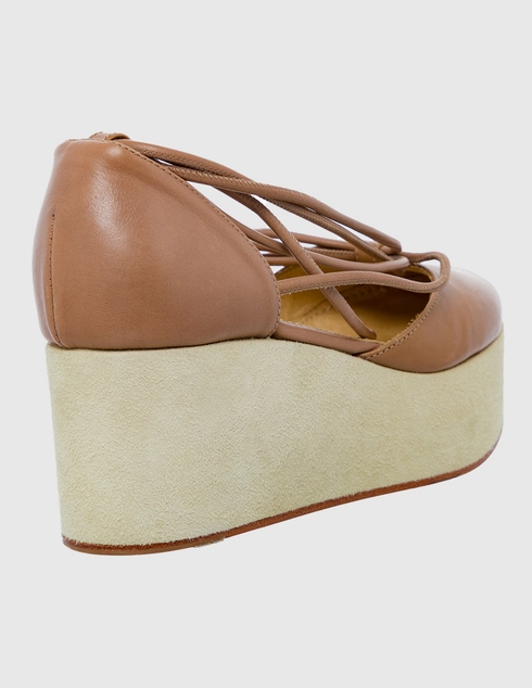 женские бежевые Туфли Brunello Cucinelli 135605-beige - фото-2