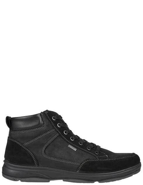 мужские черные нубуковые Ботинки Igi&Co 4116011-black - фото-5
