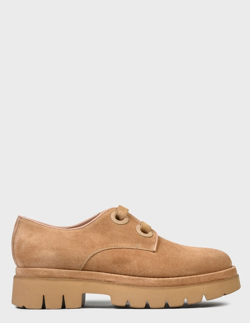 женские бежевые Дерби Santoni SWUER58847GOMNPYLC23-beige - фото-6