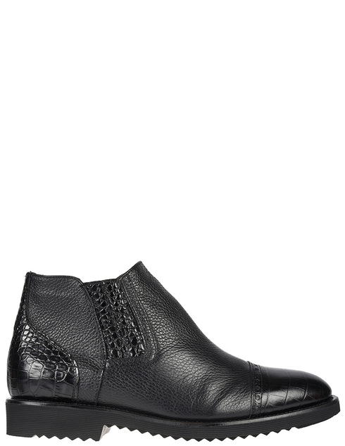 мужские черные кожаные Ботинки Bagatto 2973-black - фото-5
