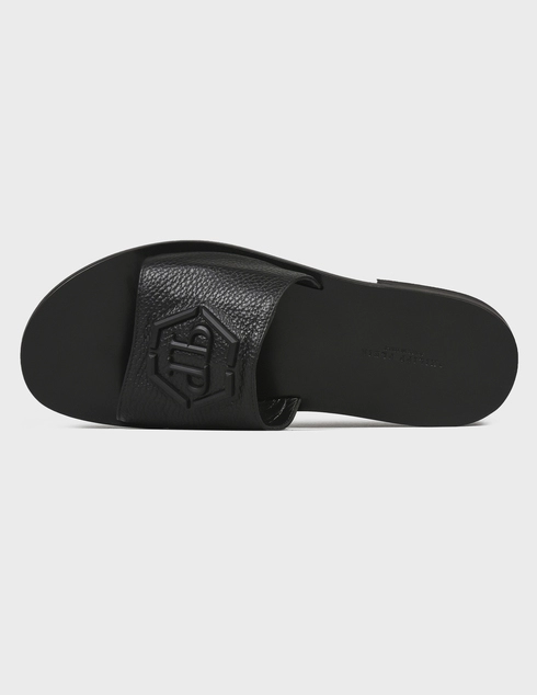 черные мужские Шлепанцы Philipp Plein PLE010N_black 10338 грн