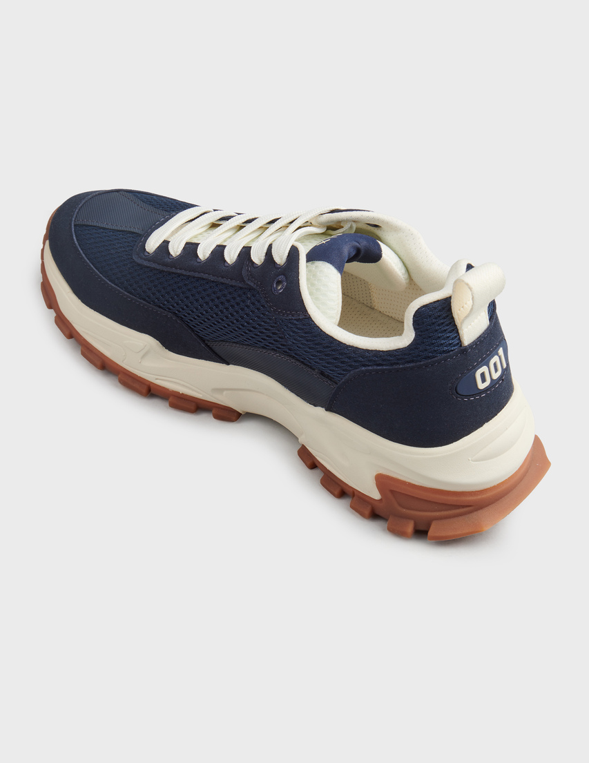 мужские синие Кроссовки Armani Exchange XUX194-XV793-K568_blue - фото-2