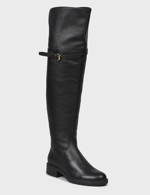 черные Ботфорты Giannini 2530-black