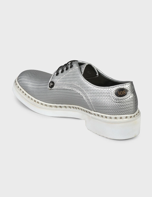 женские серебряные Дерби Cesare Paciotti CP5775SILVER-silver - фото-2