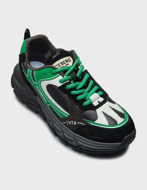 многоцветные Кроссовки Iceberg 1706-green_multi