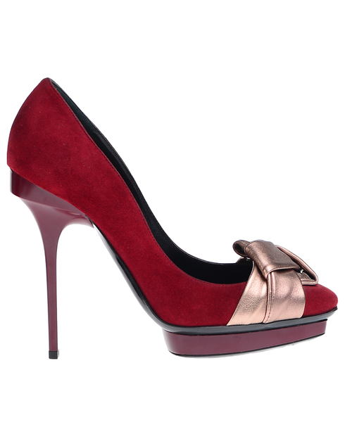 женские красные Туфли Pollini 1215_vinous - фото-2