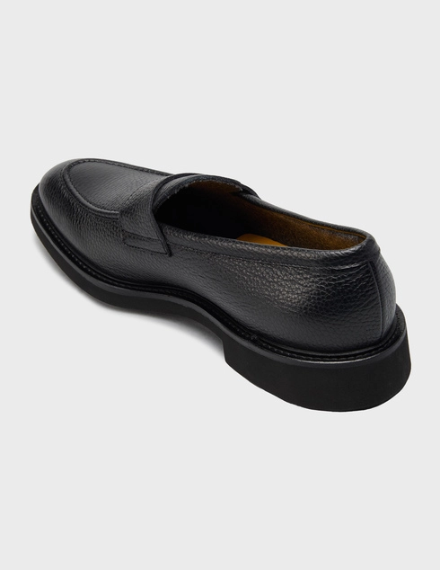 мужские черные Лоферы Doucal'S 2914_black - фото-2