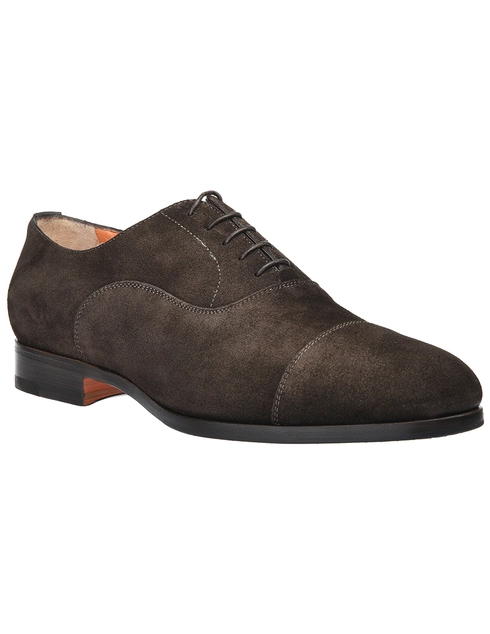 коричневые Оксфорды Santoni S14285-50_bXown