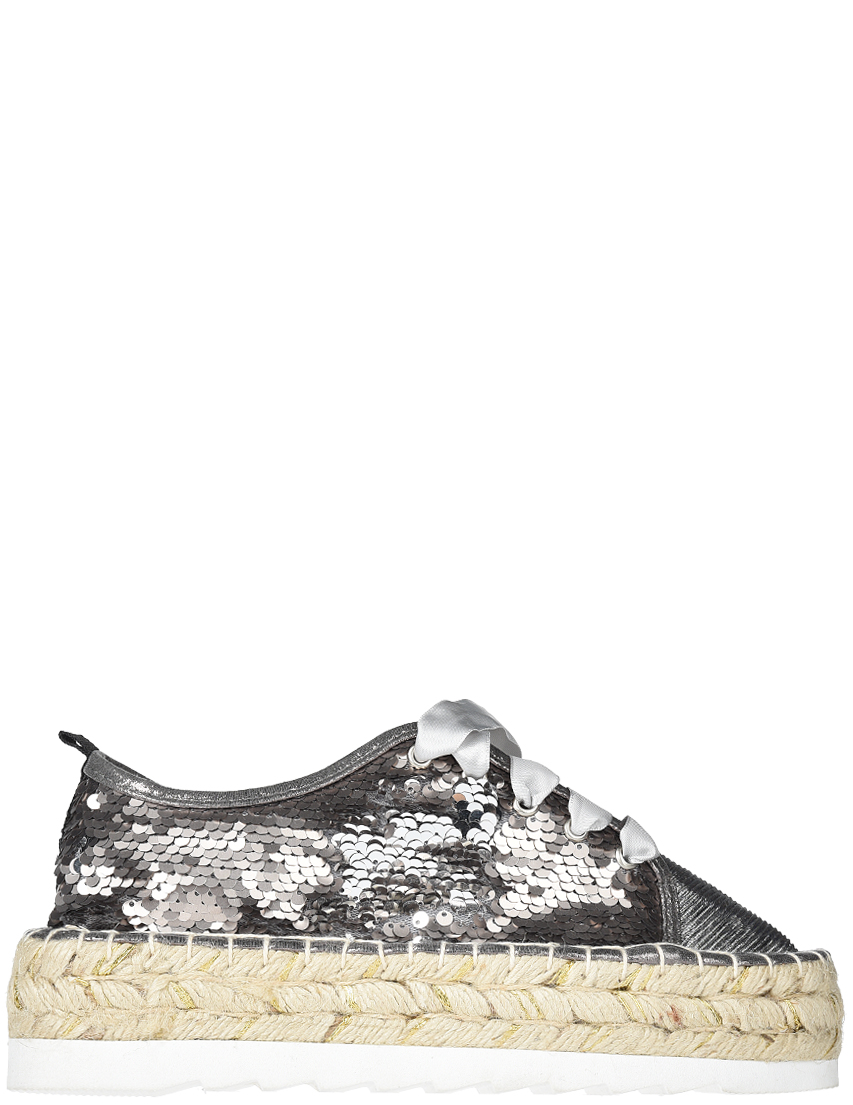 Женские кеды Colors Of California CHEVA012-S18-GUN_silver
