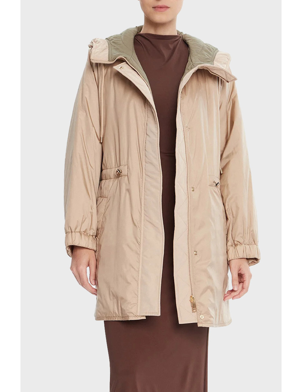 

Куртка, Бежевый;зеленый