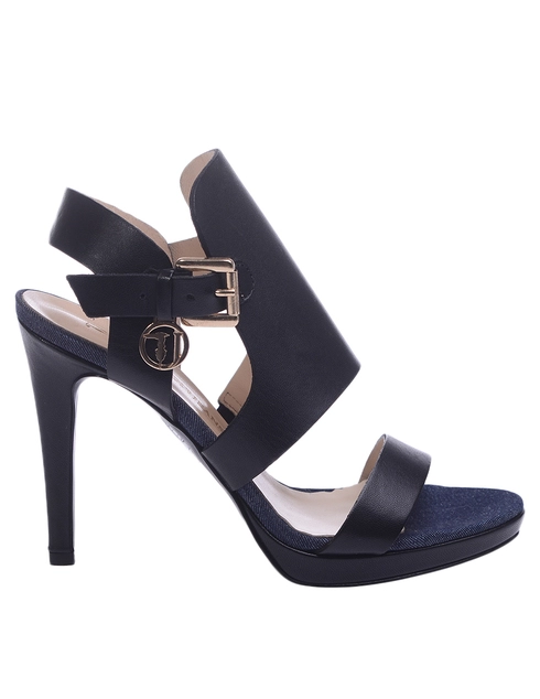 женские черные Босоножки Trussardi 79S00249 - фото-2