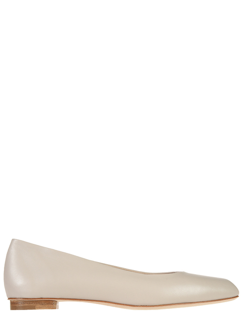 женские бежевые кожаные Балетки Fratelli Rossetti S66627_beige - фото-5