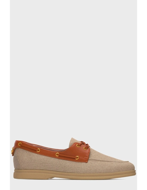 женские бежевые текстильные Мокасины Coccinelle COCCINELLE_1645 - фото-5