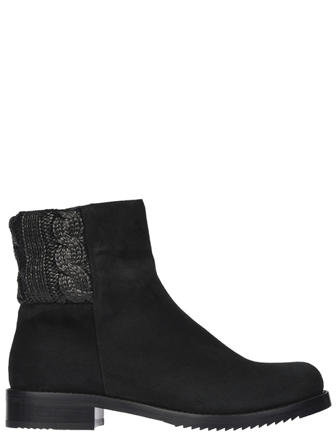 женские черные замшевые Ботинки Loriblu 104plat_black - фото-5