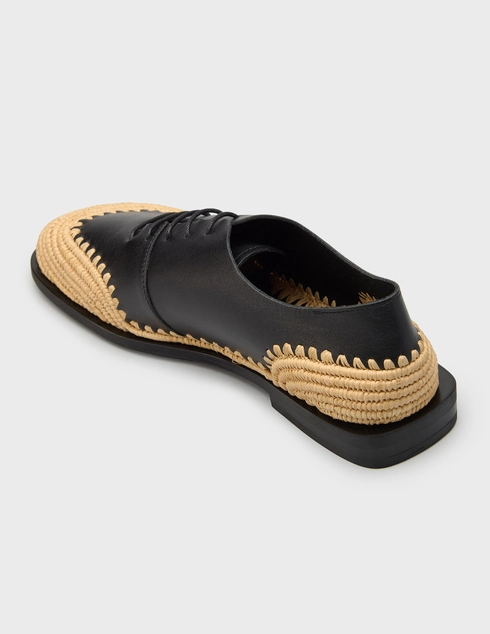 женские черные Оксфорды Elena Iachi E4611-a_black - фото-2