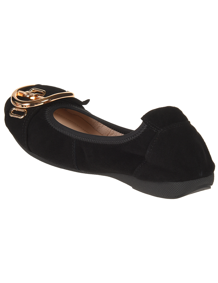 женские черные Балетки Gianni Renzi 1064_black - фото-2