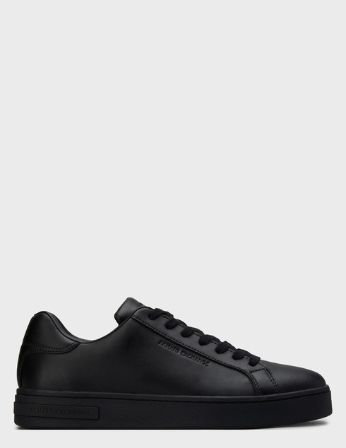 мужские черные кожаные Кеды Armani Exchange XM000141AF11912-UC001_black - фото-5