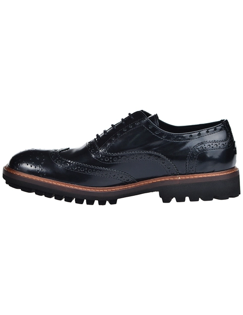 мужские черные Броги Trussardi 77S23451 - фото-2