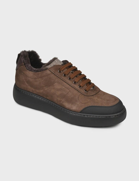 коричневые Кеды Camerlengo M16146POSITANO703-nero_brown