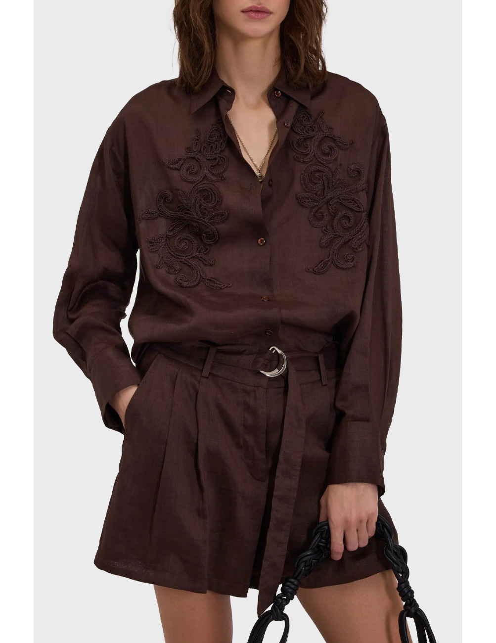 

Рубашка, Коричневый