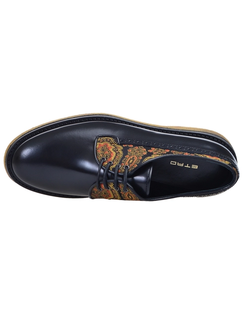 женские черные кожаные Дерби Etro S13145 - фото-5