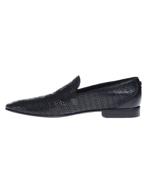 мужские черные Туфли Roberto Cavalli 2828_black - фото-2