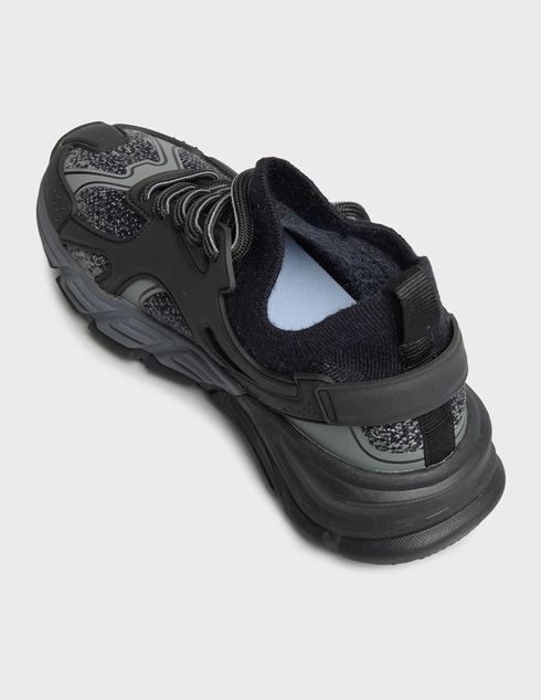 женские черные Кроссовки Iceberg sock-K-str_black111 - фото-2