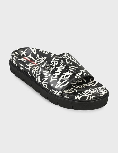 черные Шлепанцы Neil Barrett NB-N90524-black