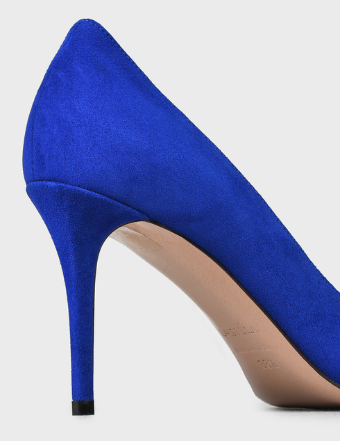 женские синие замшевые Туфли Le Silla 577-blue - фото-5