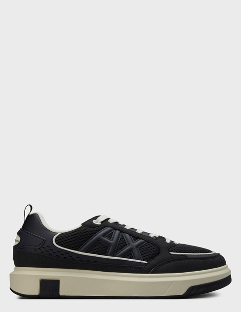 мужские черные текстильные Кроссовки Armani Exchange XUX242XV912-U385_black - фото-5