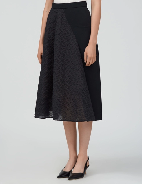 Roland Mouret RM-PS16-4181-6338-offley-skirt_black фото-2