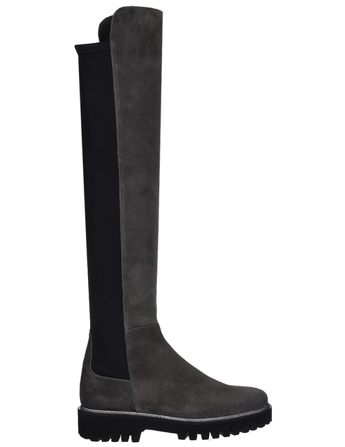 женские серые замшевые Ботинки Pertini 192W14218D4 - фото-5