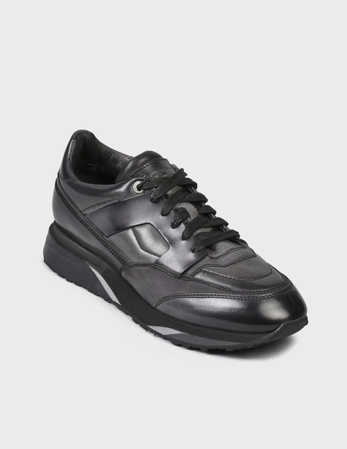 черные Кроссовки Santoni SMBEN21167NGGRGODG62-black