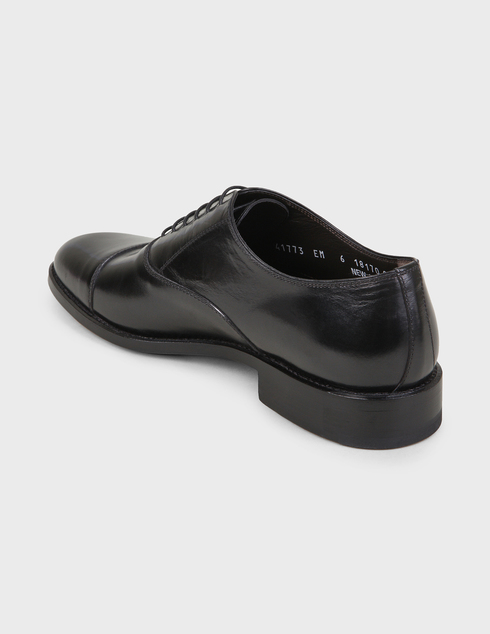 мужские черные Туфли Moreschi S041773-black - фото-2