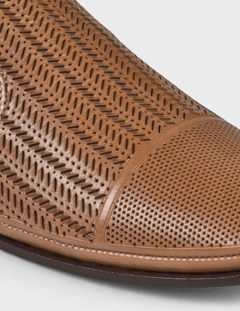мужские коричневые кожаные Туфли Giampiero Nicola 13822-brown - фото-5
