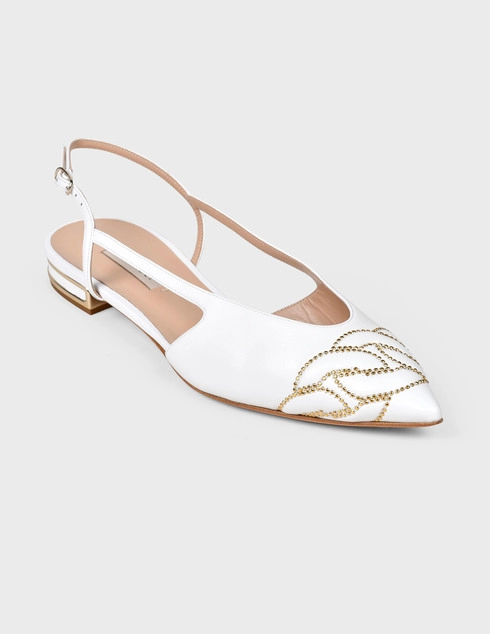 белые Босоножки Casadei AGR-597-white