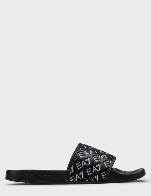 мужские черные резиновые Шлепанцы Ea7 Emporio Armani 7X000109AF15125-MC138 - фото-5
