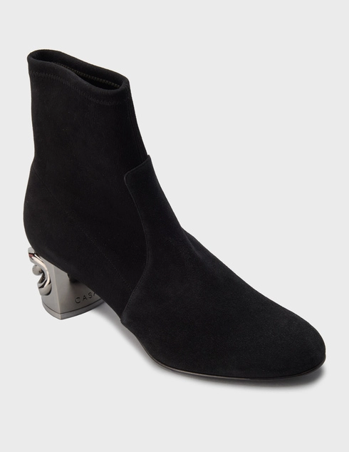 черные Ботильоны Casadei 83_black