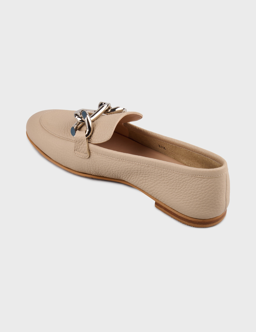женские бежевые Лоферы Casadei 2003_beige - фото-2