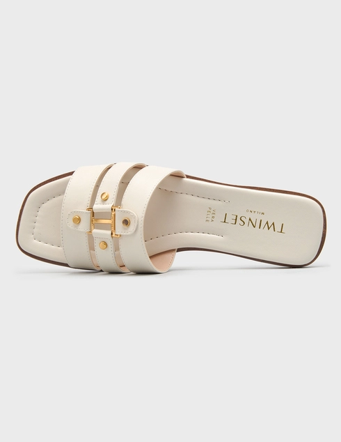 бежевые женские Шлепанцы Twinset 261TCP038-00381_beige 12952 грн